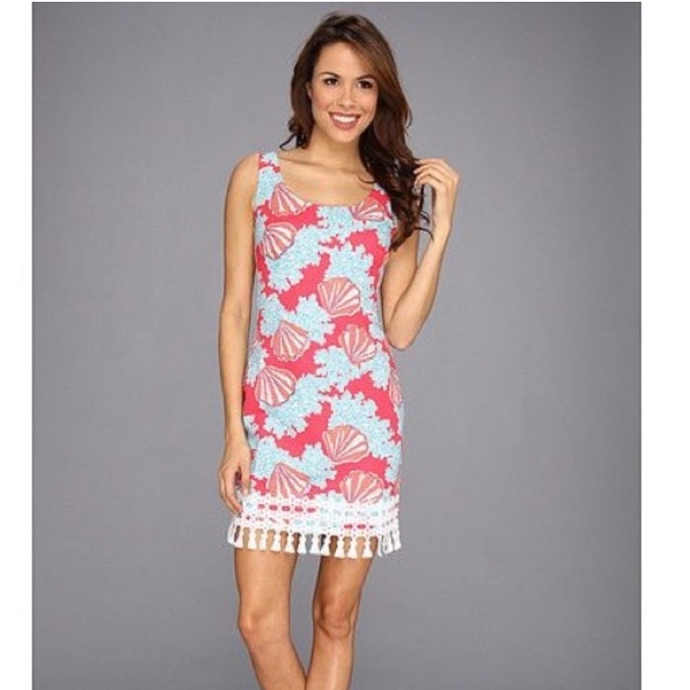 Lilly Pulitzer Watermelon Carolina Thompson Shift Dress - Size 4